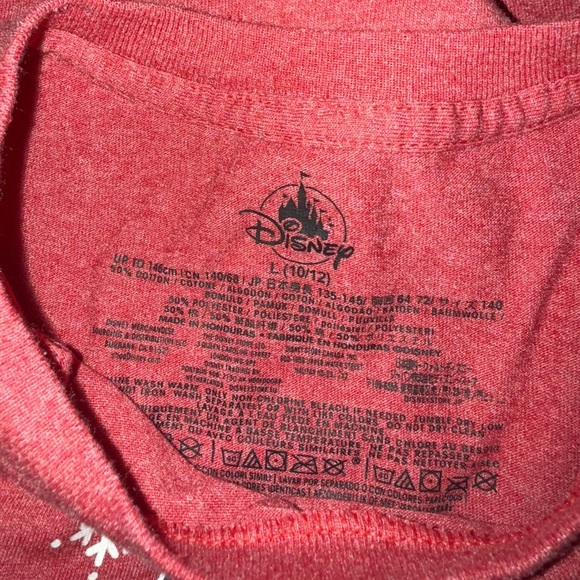 Disney Kids Red Mickey Mouse T-Shirt - Picture 3 of 3